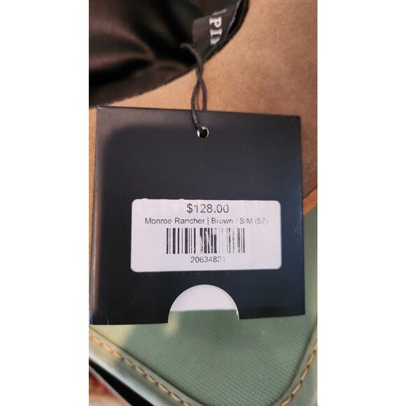 Gigi Pip Monroe Rancher Hat Size 57 Australian Wool Wide Brim Hat New with Tags - Picture 8 of 9